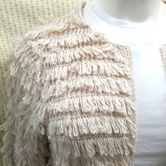 Cato Beige Yard Loop Cardigan - Picture 3 of 8